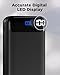 Portable Charger Power Bank 40000mAh Powerbank PD 30W and QC 4.0 Fast Charging External Battery Pack with USB-C LED 3 Outputs & 2 Inputs Portable Charging for iPhone 15 14 13 pro, Samsung