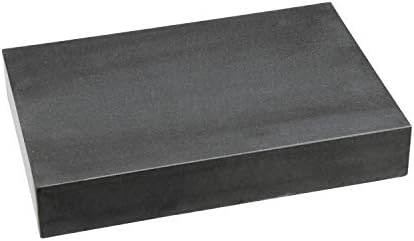 HHIP 4401-1812 Black Granite Surface Plate, Grade A, Ledge 0, 18" Length x 12" Width x 3" Height, +/000050" Accuracy, 80 lb. Weight