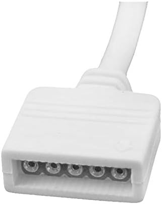 Davitu Electrical Equipments Supplies - 100PCS/lot 5 pin RGBW Connector Cable 1 TO 2,3,4 Splitter female extension wire 5PIN For RGBW RGBWW LED Strip Light - (Color: 1 TO 2)