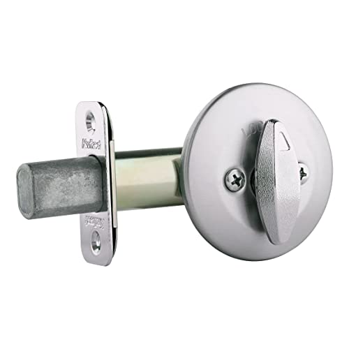 Kwikset 663 Single-Sided Deadbolt In Satin Chrome #TOP2