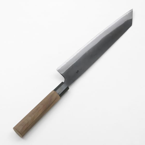 Amazon | 元兼 和牛刀 両刃 240mm 切付型 青紙1号 割込み 黒打ち
