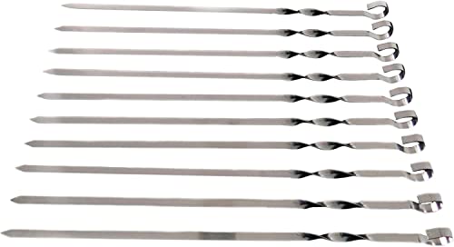 10 Barbecue Skewers Shashlik Skewers Meat Skewers Schampura (40 cm)