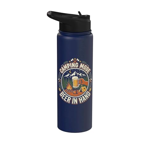 Campfire Insulated Water Bottle - Mode Beer In Hand