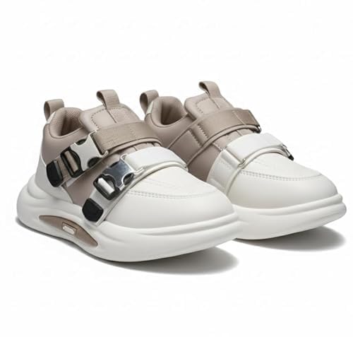 Image of Kids Stylish Casual Mid Top Sneaker and Trendy Shoes with Hook & Loop for Boys and Girls