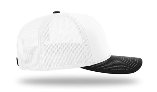 Image of Richardson 112 Trucker Hat - Premium Adjustable Snapback Hat - Structured Six Panel Richardson Blank Caps