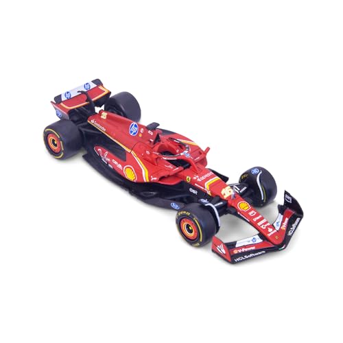 Bburago F1 Formula 1 FERRARI SF-24 (2024) - LECLERC - 1:43 Scale - Incredibly Detailed Die-Cast Replica Collectible Race Car Model Multiple Colours Red
