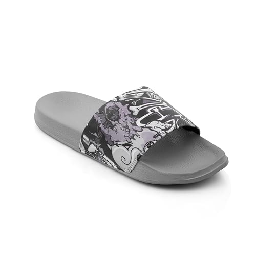 Image of ARVAN Mens Multicolour Graphic EVA Sliders | Lightweight Slip-On Slippers with Cushioned Sole | Casual Open-Toe Slides
