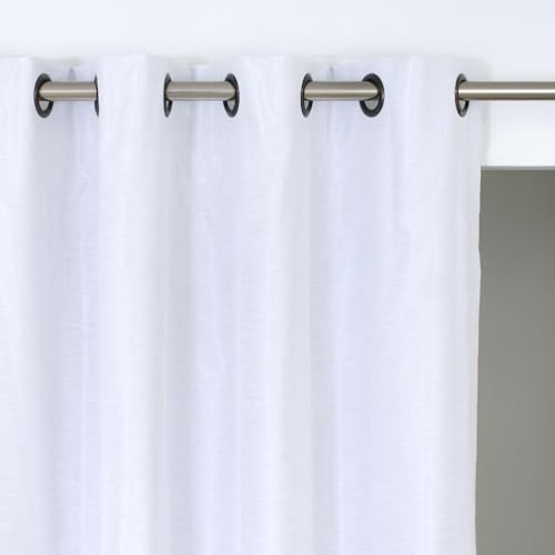 Moondream ThermActiv® 2en1 Invierno+Verano Visillo Térmico | Aislante Anti-Calor y Anti-Frío | Tecnología Patentada Ollaos | Blanco MC720 | 140An x 240Al cm