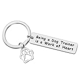Dabihu Dog Trainer Appreciation Gift Trainer Keychain Dog Walker Sitter Pet Lover Keychain Pet Owners Gift Christmas Birthday Thank You Jewelry