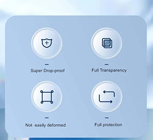 Magnetic Safe Iphone 13 Pro Clear Case With Wireless Charging, Shockproof Phone Bumper Cover, Anti-Scratch Clear Back #TOP3