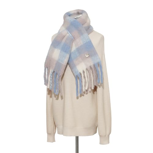 PAUL&JOE ACCESSOIRES(ポールアンドジョー アクセソワ) ボリュームマフラー ウール混 無地 チェック 52168 52169 の商品画像 5