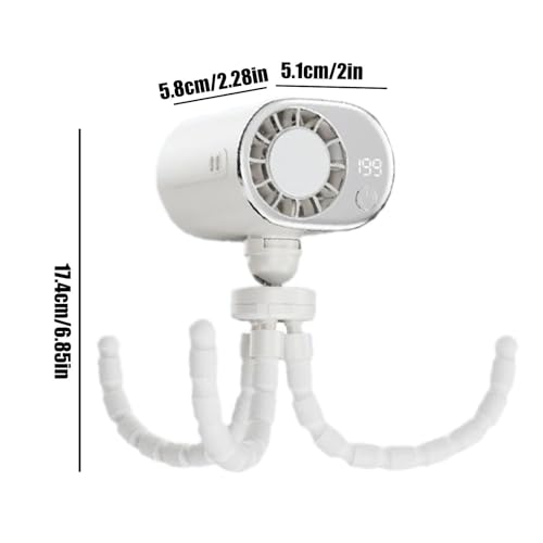 Ventilateur pour voiture puissant 199 vitesses rechargeable USB-C