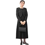 [マーガレット　ゴールド] レディース ブラックフォーマル ロング丈 喪服 礼服 アンサンブル 洗える 冠婚葬祭 m467-21