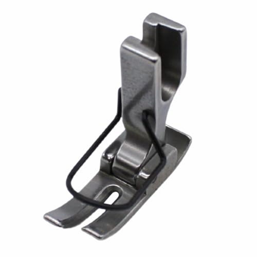 Pie prensatela recto con protector de dedo para máquina industrial miniatura 1