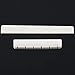 ZUXOCY 2Pcs/pack Modern and Vintage Electric Guitar 6 String Nut Saddle Cattle Bone Slotted for Replacements
