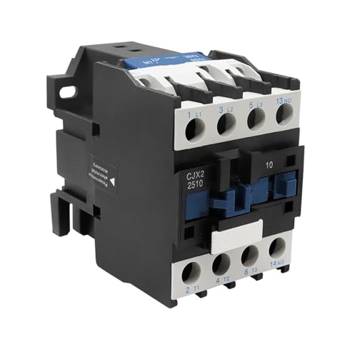 Contacteur de puissance AC CJX2-2510, commutateur rail DIN pour commande de moteur