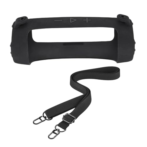 Cassa dellaltoparlante flessibile con porta di ricarica precisa a prova di shock per altoparlanti custodia impermeabile con tracolla