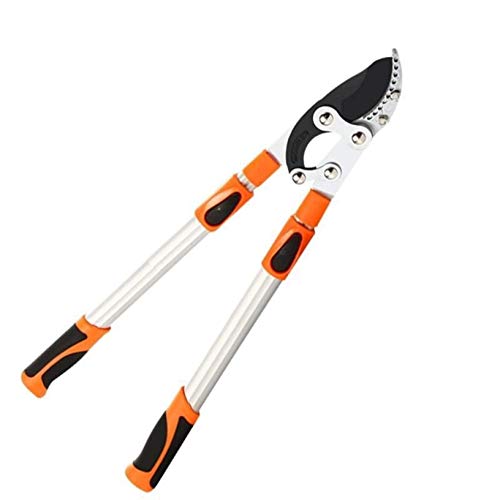 Pruning Shears, Long Handled Retractable Anvil Pruners, Tree Cutter Quality Gardening Tools Quick Retractable 670-1020mm Garden Pruning Shears