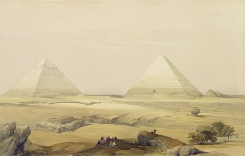 Pintura le Piramidi di Giza lienzo decorativo para transformar tu despacho
