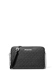 Michael Kors Jet Set Sac bandouli貥 pour femme,Taille unique,Noir