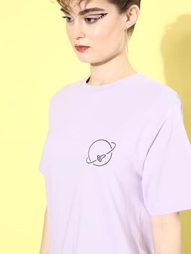Image of Dillinger Blue Graphic Oversized T-Shirt