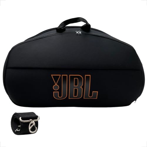 Case Bolsa Capa Protetora Compatível com Caixa de Som Boombox 2 3 Impermeável com Bolso para carregador acessórios, Alça de mão reforçado e Alça de Ombro