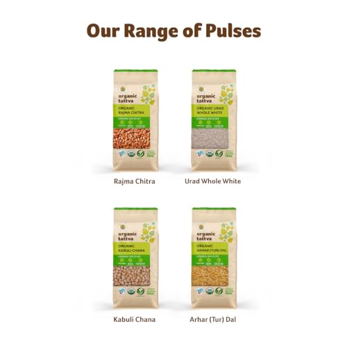 Image of Organic Tattva Cowpea White, 500g (Pack of 3)