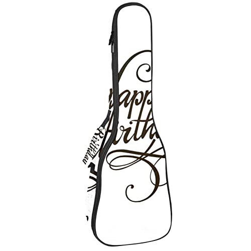 Housse pour ukulélé – Happy Birthday – Pour concert ténor soprano – 58,4 cm – 10 mm d’épaisseur – Rembourrée – Sangles… - Les Beatles, Paul McCartney, John Lennon, RIngo Starr, George Harrison Housse pour ukulélé - Happy Birthday - Pour concert ténor soprano - 58,4 cm - 10 mm d'épaisseur - Rembourrée - Sangles…