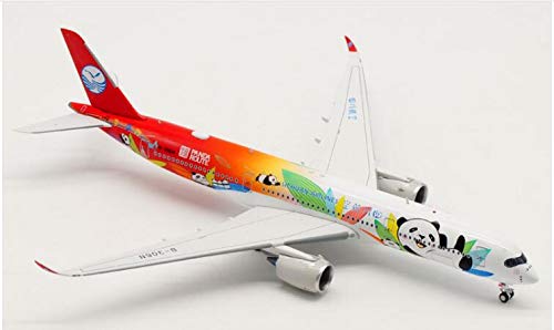 Aviation Sichuan Airlines Airbus A350-900 B-306N Panda II 1/400 diecast Plane Model Aircraft Roatabl
