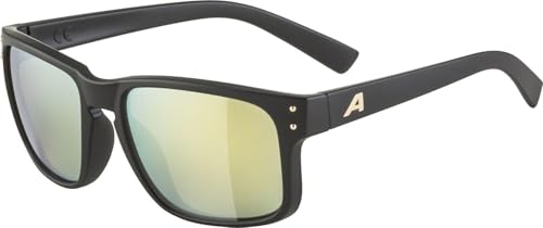 ALPINA KOSMIC - Verspiegelte und Bruchsichere Sonnenbrille Mit 100% UV-Schutz Für Erwachsene, gold-matt