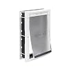 PetSafe Never Rust Plastic Doggie Door for Install in Interior and Exterior Doors or Walls Paintable Easy Install Closing Panel Included for Pets Up to 40 lb Medium