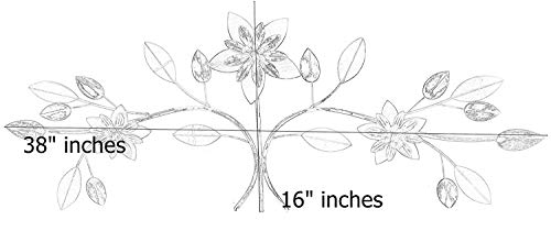 Bellaa 23929 Metal Wall Art Flower Tree Of Life Wood Scroll Farmhouse Cabin Lodge Rustic Sculpture Indoor Outdoor Home Decorations Living Room Bathroom Dining Room Office #TOP2