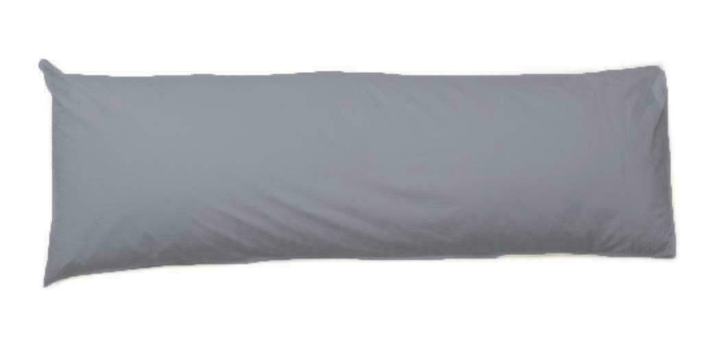 COMFY300 Bolster Pillow with Free Cover – Soft Support Cushion for Sleeping, Back, Neck & Leg Support – Comfortable Cylindrical Pillow for Bed & Sofa (Grey, 6ft(72"))