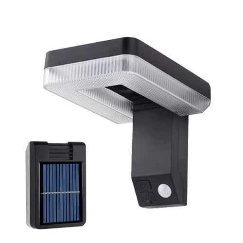Genérico Lámparas solares para exteriores,Lámparas solares para exteriores | Impermeable LED Sensor de movimiento de luz exterior,Proyector giratorio de energía solar, aplique de pared