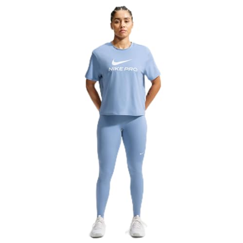 Image of Nike Womens Pro Mid-Rise Full-Length Leggings