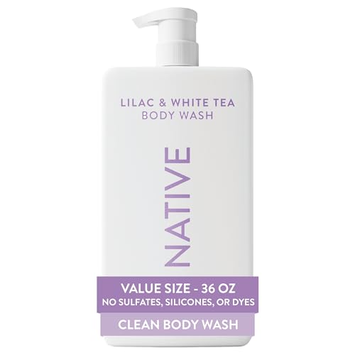 Native Lilac & White Tea Body Cream, 36 oz Pump Bottle