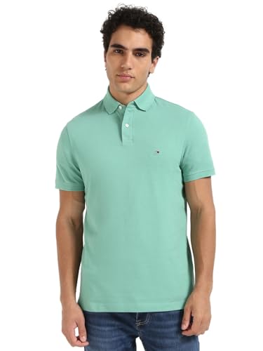 Image of Tommy Hilfiger Men's Solid Regular Fit T-Shirt