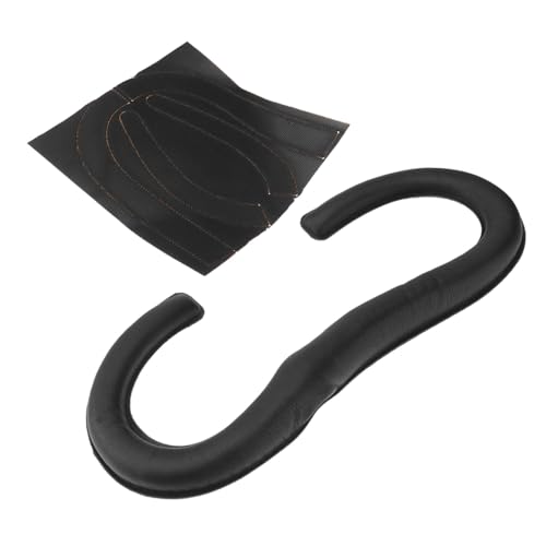 HOMSFOU Leather Sweat-Resistant Vr Helmet Pad Replacement Ergonomic Eye Patch Sponge Mat for Easy to Clean Comfortable Fit Black