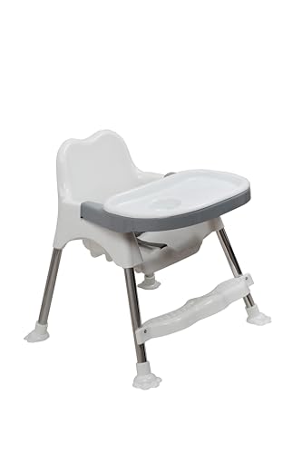 Image of My Giraffe Spotty 3-in-1 Convertible Baby High Chair, White