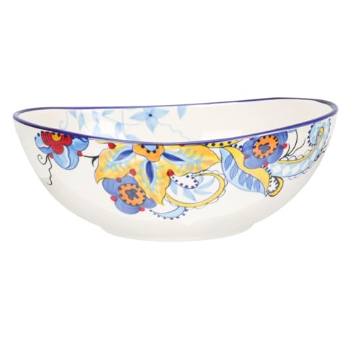 Cabilock ensaladera ramen bowl fruit bowl bochas contenedores de bocadillos cesta de frutas decorativo platos bandejas para servir comida bandeja de dulces frutero para mostrador cerámica