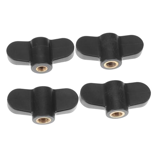 GOOHOCHY Drum Set Hardware 4pcs Cymbal Wing Nut Set Clamping Knobs Drum Cymbal Holder Sleeve