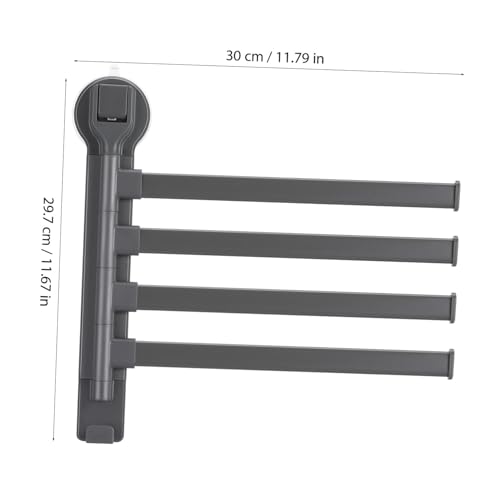 Porte-serviettes à ventouse rotatif support mural salle de bain sans perçage