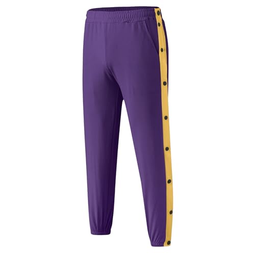 Pantalon de basket homme idéal pour l'échauffement sur le terrain