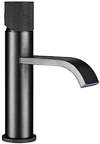 Mitigeur de lavabo cascade en laiton robinet de salle de bain design contemporain
