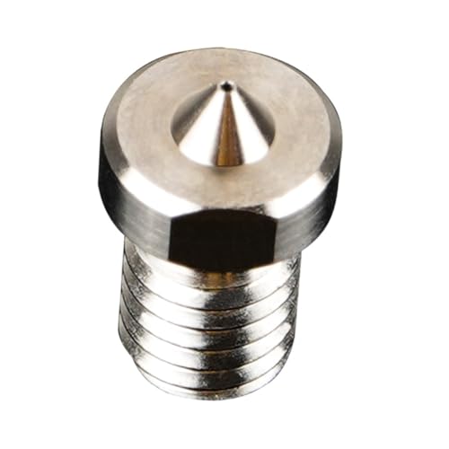 IMIKEYA Titanium Alloy Nozzle for 3D Printer Parts, Lightweight Sturdy Thread Metal Nozzle, Printing Accessories Replace