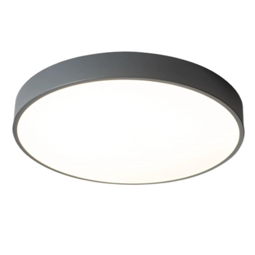 Nordic okrągła lampa sufitowa LED, bardzo cienka, energooszczędna, 1,9 cala, do wyboru płaska lampa 2700K-6000K, wpuszczana oprawa do sypialni, salonu, chłopców i dziewcząt