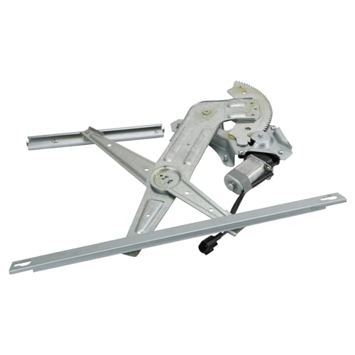 Image of TRQ Rear Right Power Window Motor & Regulator Assembly Compatible with 2002-2010 Dodge