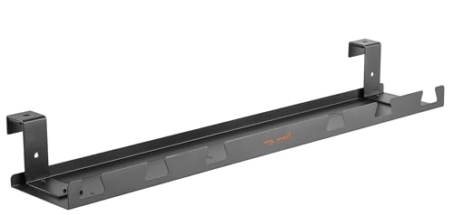 Passe-câbles Pour Bureau Sous Table - Organisation Câbles Sans Désordre - Charge 3kg - 40x14x10cm