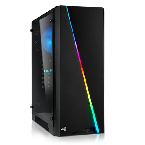 PC de Gaming Ryzen 7 5700X, 32 Go de RAM DDR4 Haute Vitesse, SSD M.2 de 1 to, RTX 5050 8 Go, Win 11 Pro