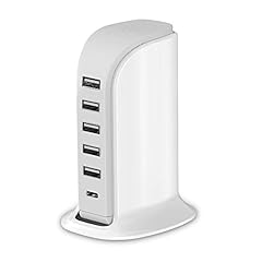 white charging station